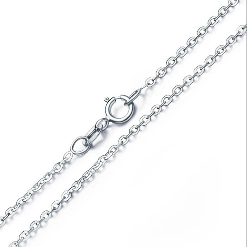 SORI STYLE 925 Sterling Silver Cherry Blossom Pendant Necklace — detail close-up