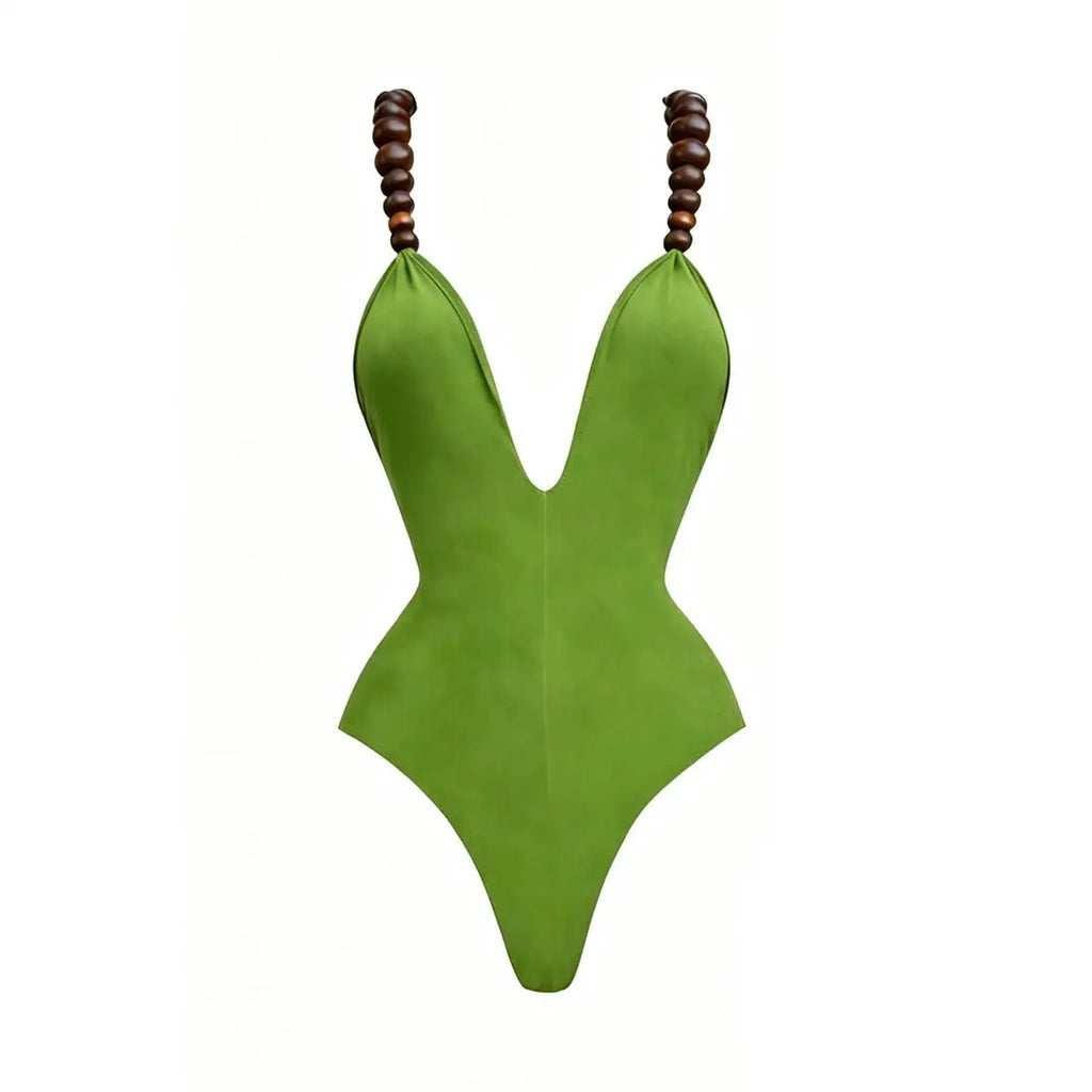 Halter Bandeau Bikini Set Women's Sexy Push Up Swimsuit Long Skirt Beachwear