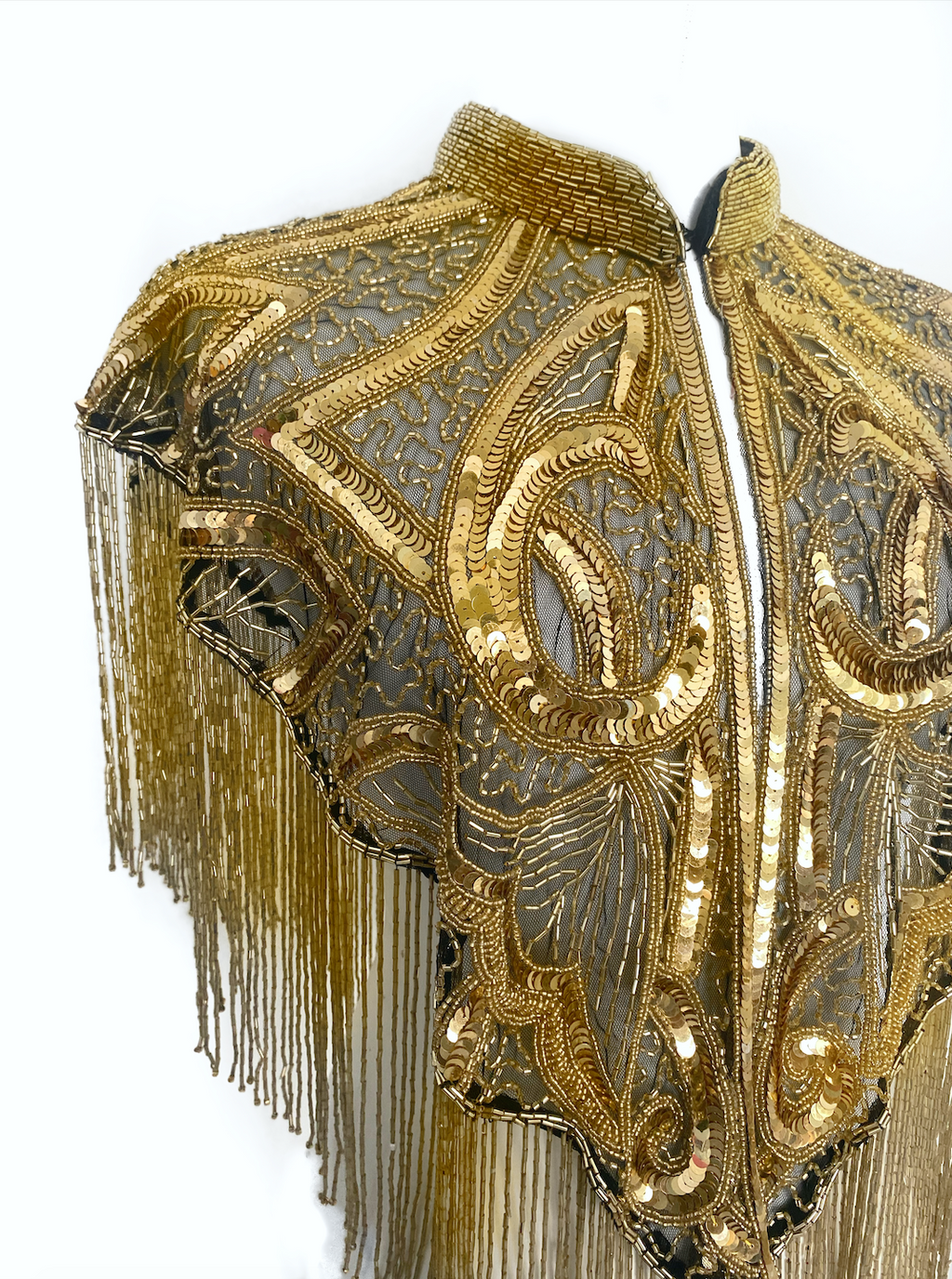 L'Jai Amor Aurum Empress Cape — side view