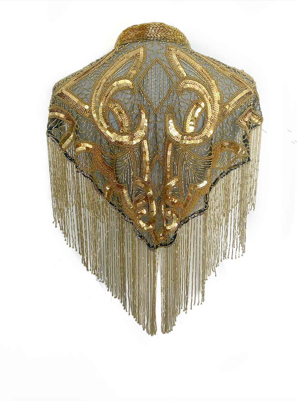 L'Jai Amor Aurum Empress Cape — back view