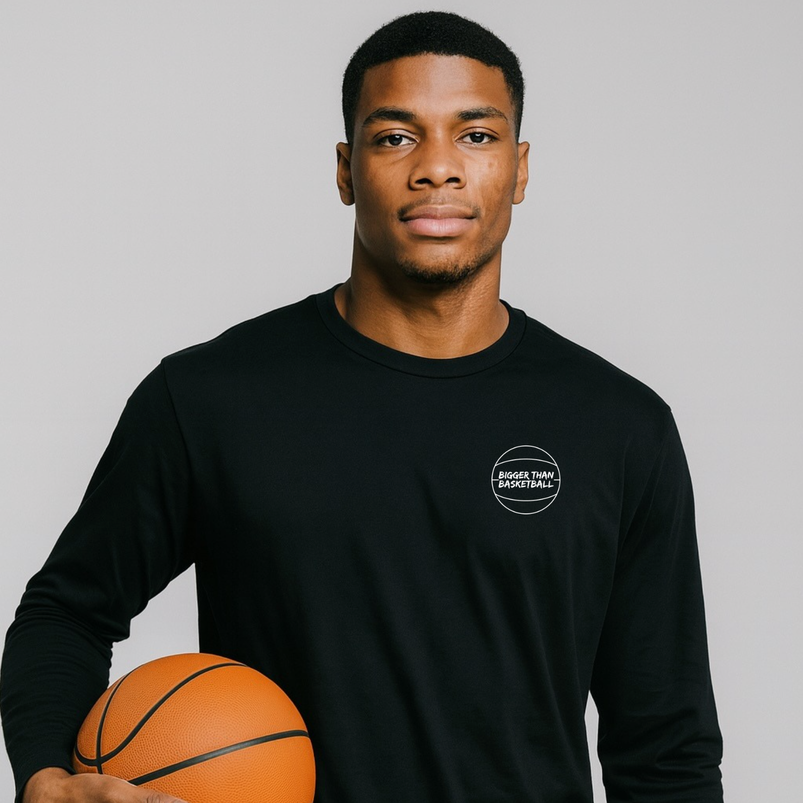 Bigger Than Basketball Everyday - Long Sleeve - Black — product category context