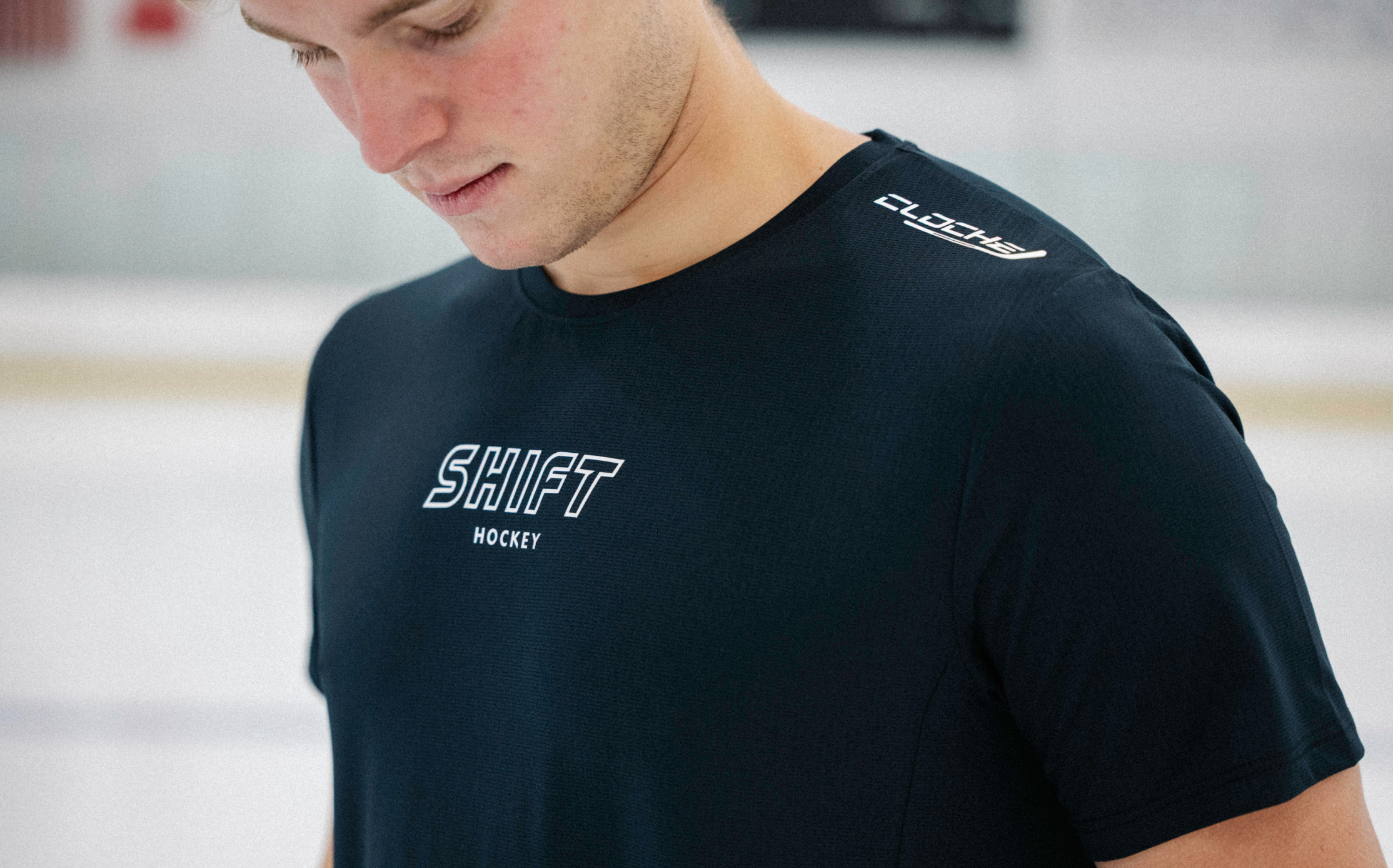 Cloche Hockey Vantage Performance Short-Sleeve Shirt — fit on mannequin
