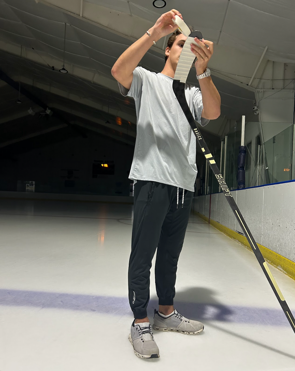 Cloche Hockey Vantage Performance Short-Sleeve Shirt — moisture-wicking fabric detail