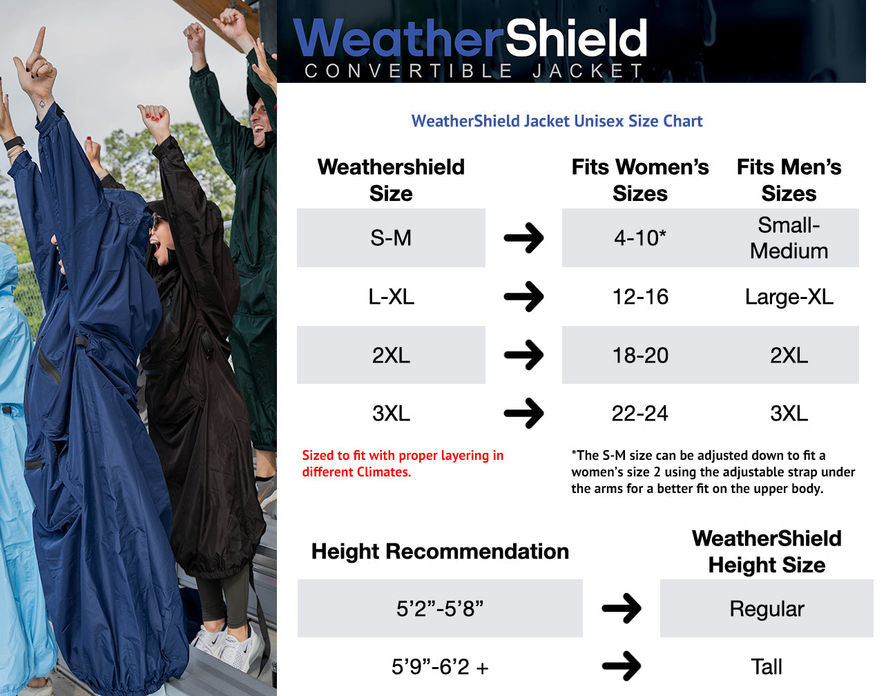 IWOM WeatherShield Convertible Jacket – IWOM Outerwear, view 14