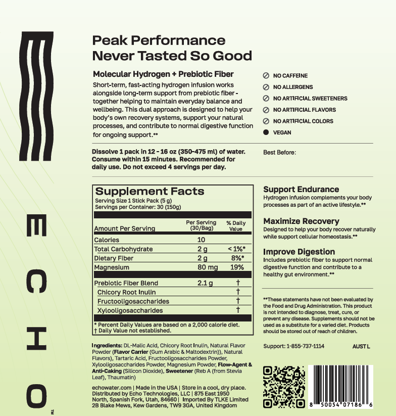 Hydrogen Prebiotic Drink Mix (30-pack) – Echo Water, view 4