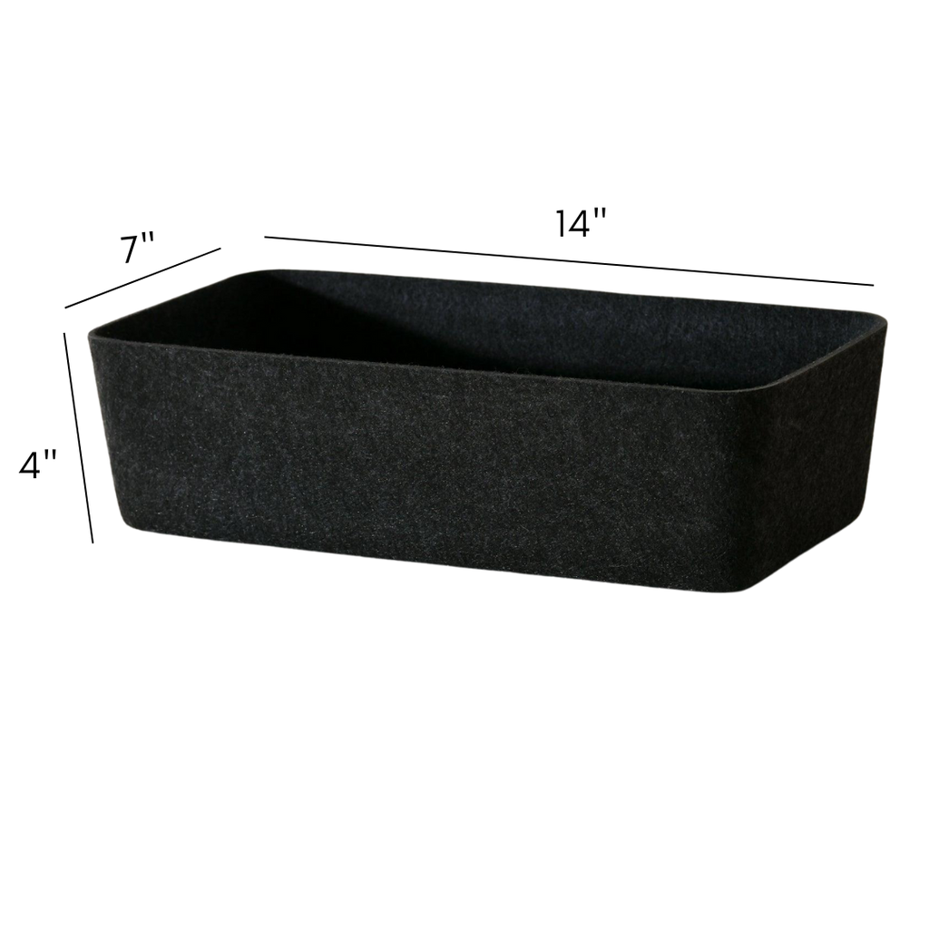 The Sculpted Bin - Long with Lid | Set of 3 – SortJoy, view 10