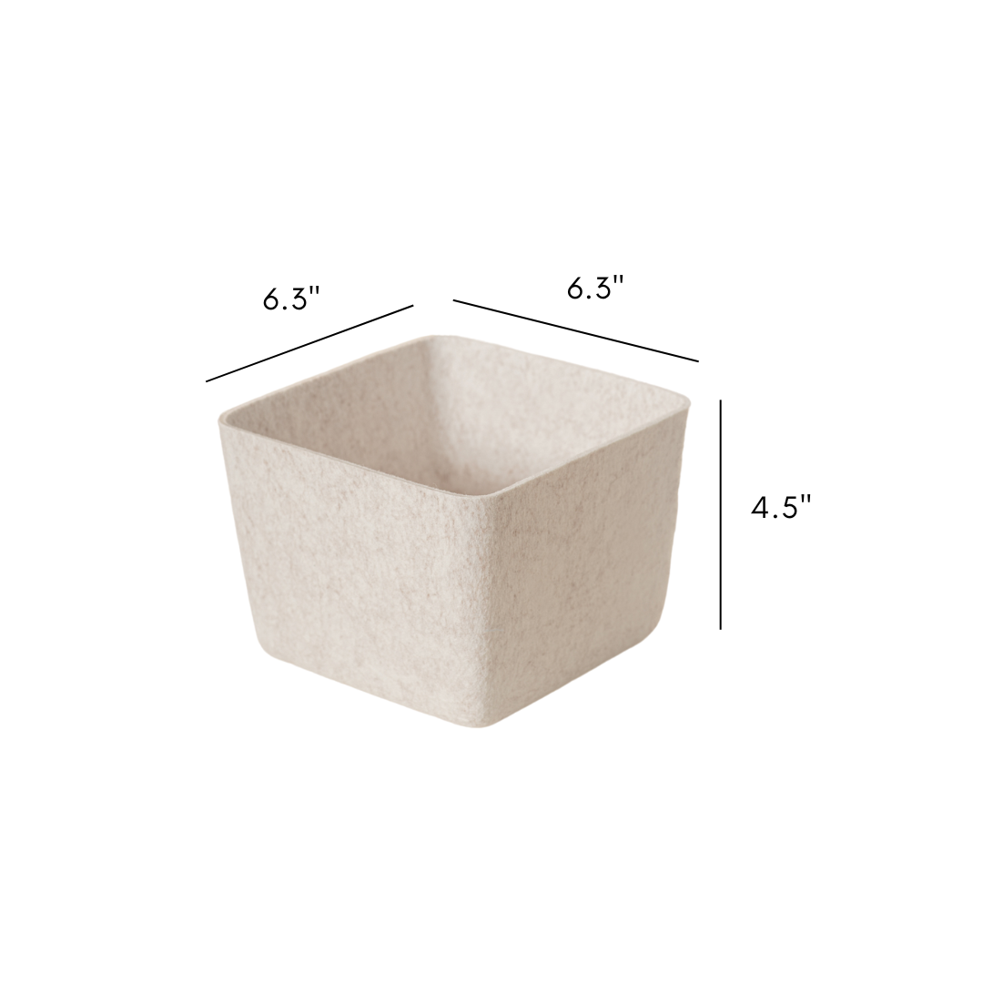 The Sculpted Bin - Petite with Lid | Set of 3 – SortJoy, view 13