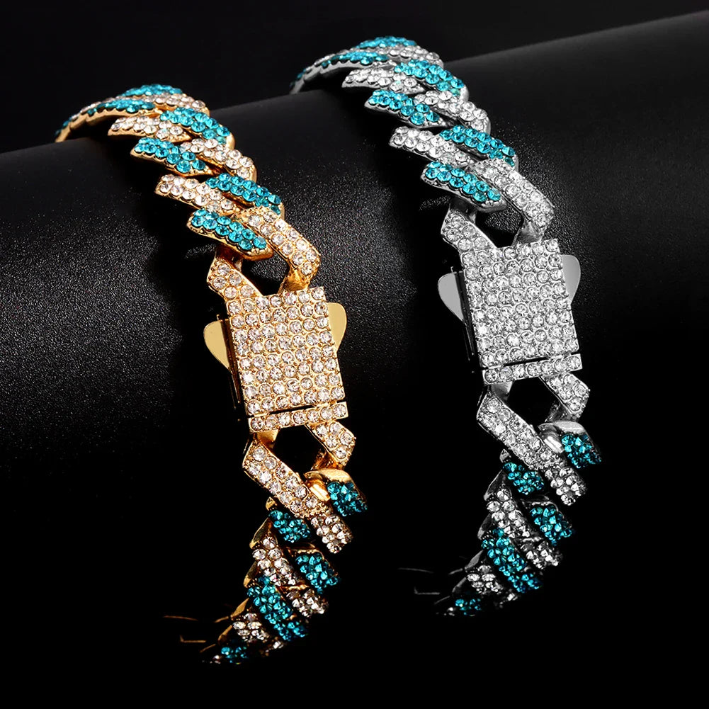SORI STYLE 14MM Cuban Link Chain Bracelet — comparison shot