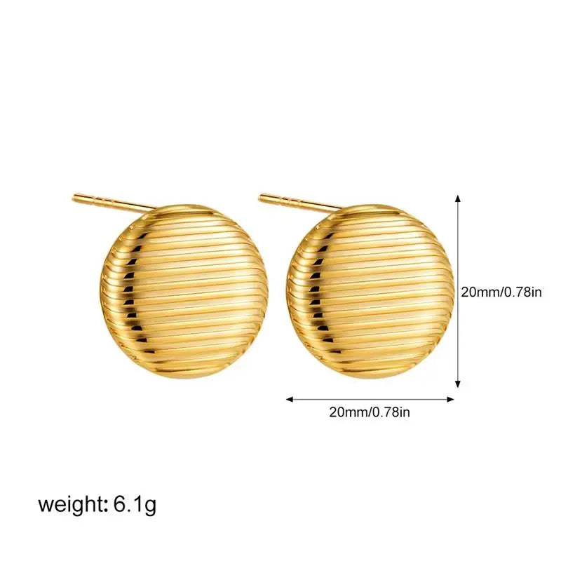 SORI STYLE Three-Layer Textured Knot Earrings for Women — main product shot