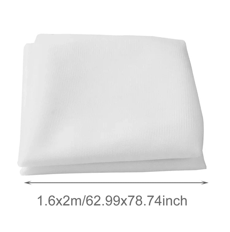 Perfecsy White Wedding Decoration Tulle Roll Crystal Organza Sheer Fabric For Wedding Birthday Party Backdrop Weeding Chair S