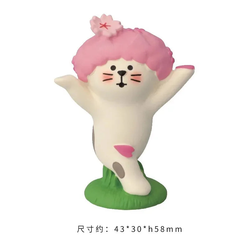 Perfecsy Spring-flowering Scene Decorate Home Decoration Garden Farm Scene Series Bookshelf Decoration Set Children's Toy Dol