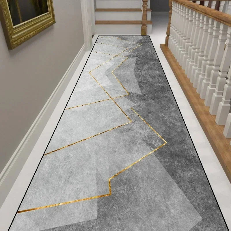 Perfecsy VIKAMA Modern Minimalist Corridor Carpet, Slip-Resistant Floor Covering For Corridors, Living Room Floor Mat, Home D