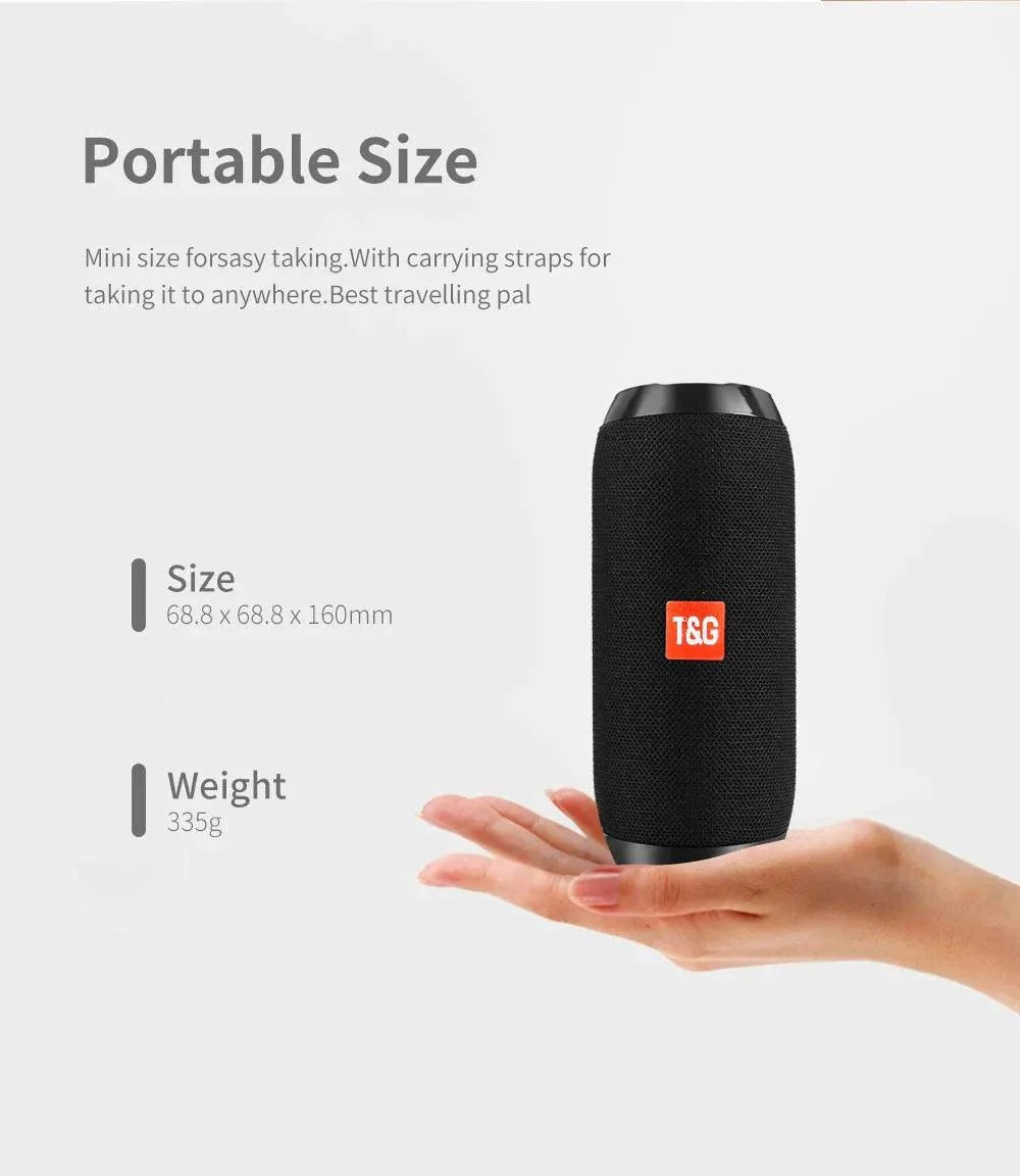 TG117 Bluetooth Speaker - Portable Waterproof TWS Outdoor Speaker