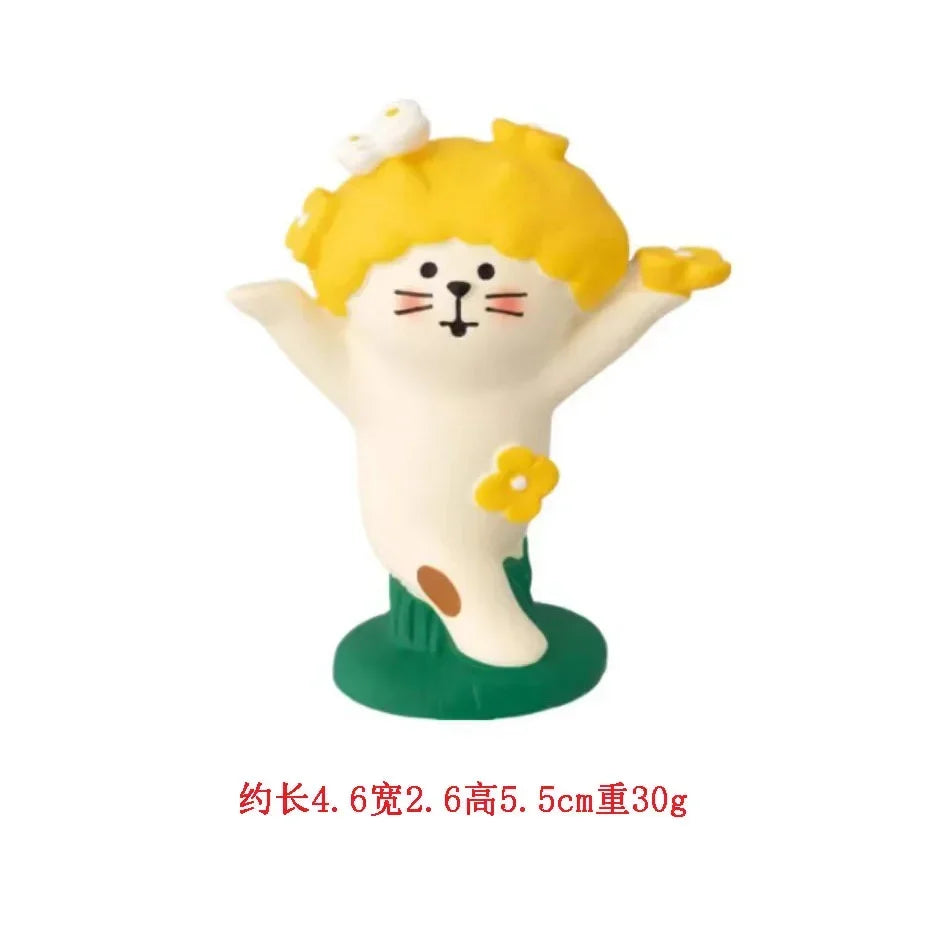 Perfecsy Spring-flowering Scene Decorate Home Decoration Garden Farm Scene Series Bookshelf Decoration Set Children's Toy Dol