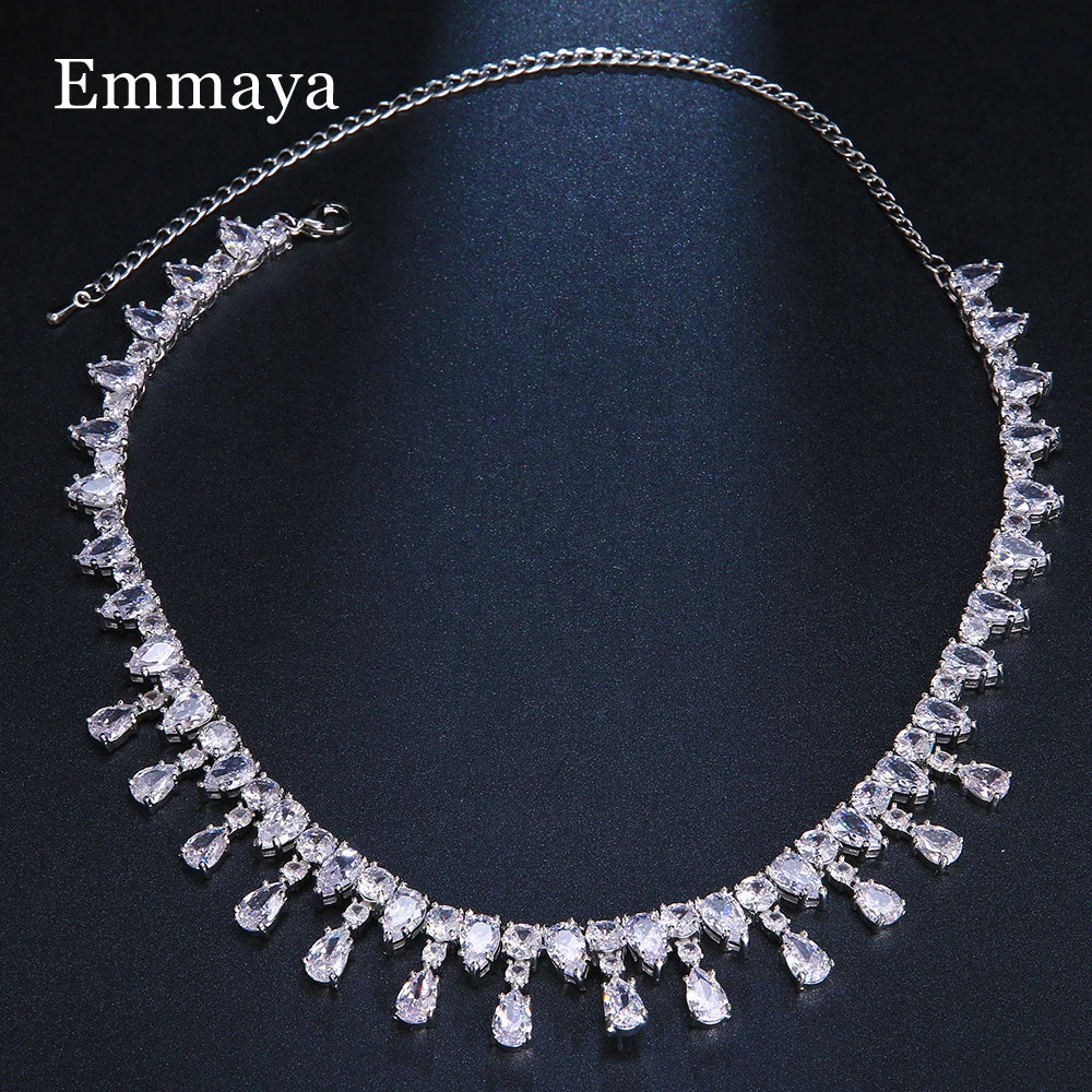 Envy NYC Envy NYC Exquisite Cubic Zircon Necklace — construction detail