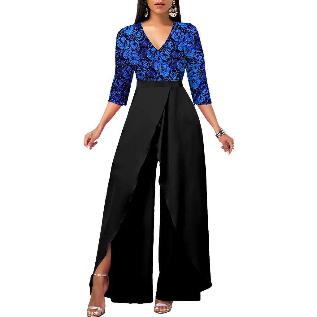 Envy NYC Envy NYC Celebrate Floral Loose Fit Jumpsuit — detail shot 8