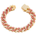 SORI STYLE 14MM Cuban Link Chain Bracelet — color detail