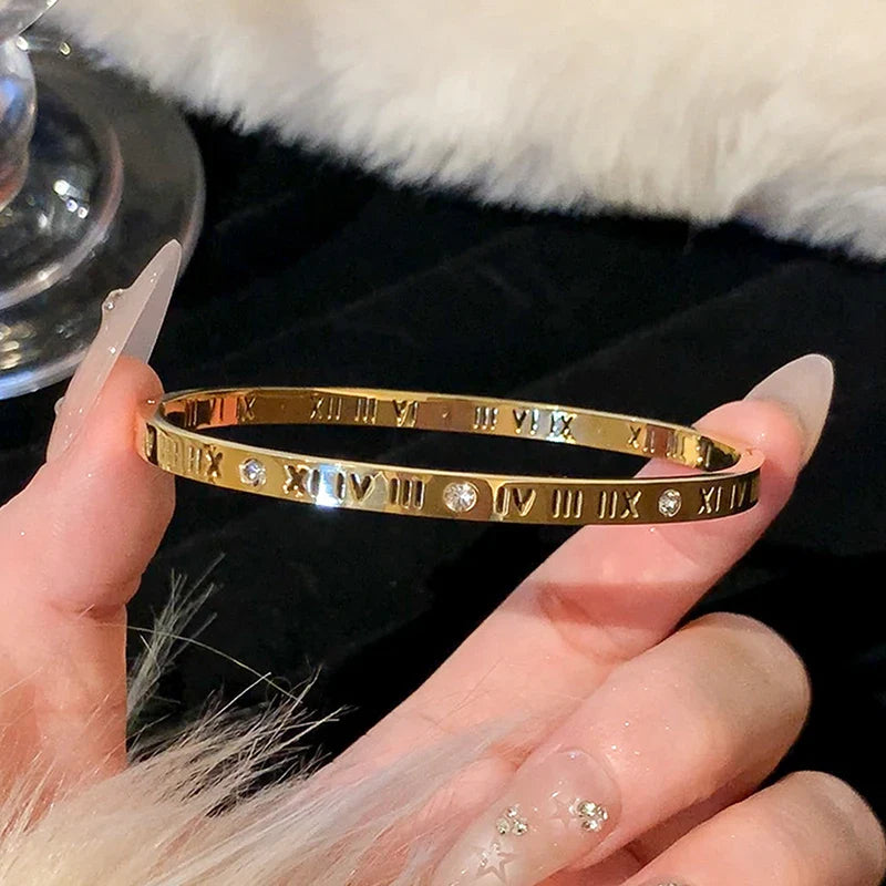 Envy NYC Envy NYC Designer 18K Titanium Steel Bracelet — detail shot 10