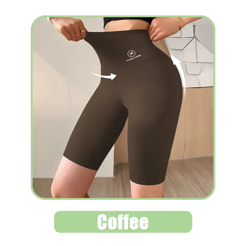 Perfecsy M-XL Women Shorts Sports Shorts For Women New Cycling Jogging Fitness High Waist Push Up Gym shorts Leggings Yoga Cl