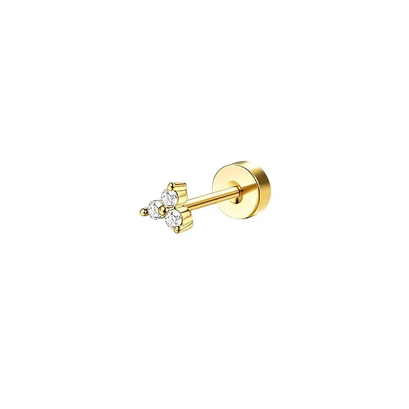 SORI STYLE Bobisty Stud Hoop Earrings — flat-lay composition