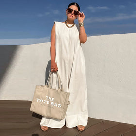 Envy NYC Sleeveless Wide Leg Fitness Jumpsuit
