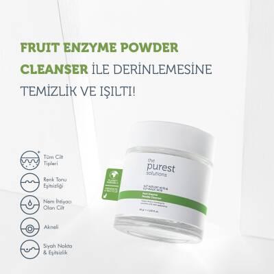 The Purest Solutions Fruit Enzyme Powder Cleanser - Gentle Exfoliating Skincare with Azelaic & Malic Acid