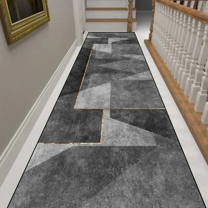Perfecsy VIKAMA Modern Minimalist Corridor Carpet, Slip-Resistant Floor Covering For Corridors, Living Room Floor Mat, Home D