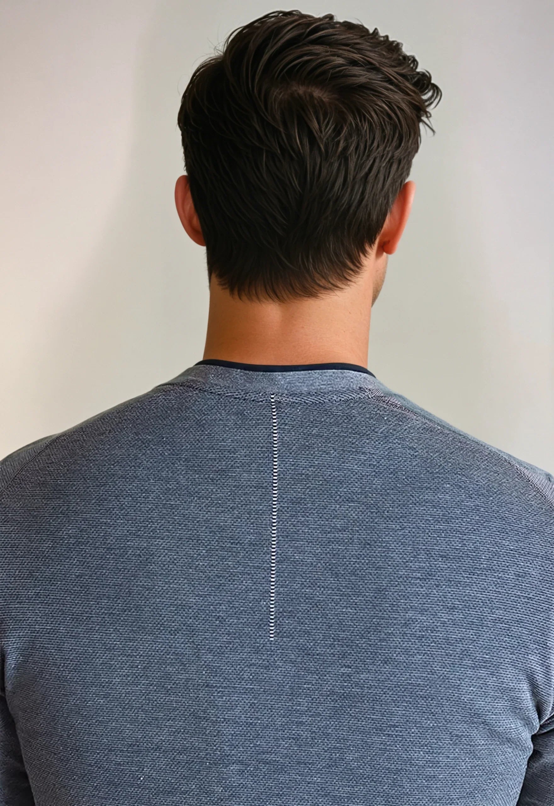 Buki Seamless V-Neck Pullover Shirt — detail close-up