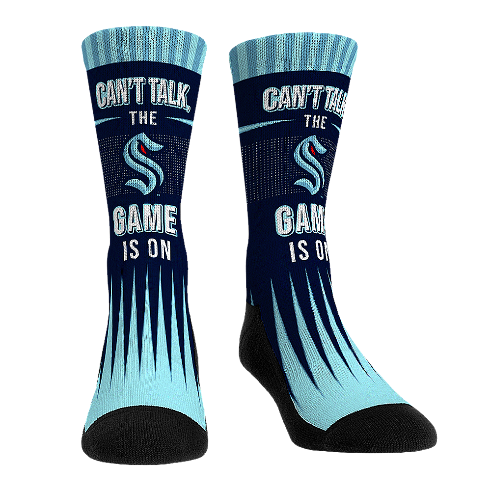 Rock 'Em Socks Rock 'Em Socks Seattle Kraken - Can't Talk — main product shot