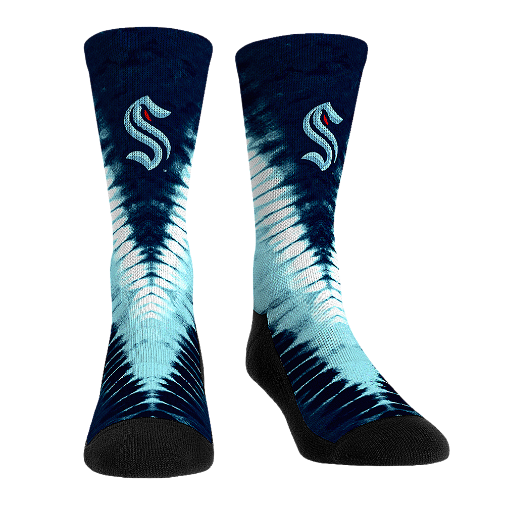 Rock 'Em Socks Rock 'Em Socks Seattle Kraken - V Shape Tie Dye — main product shot