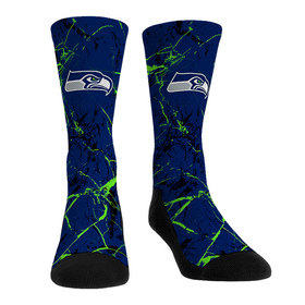 Rock 'Em Socks Seattle Seahawks - Cracked Marble