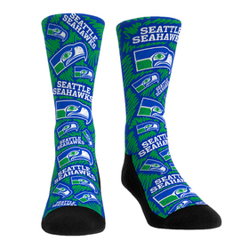 Rock 'Em Socks Seattle Seahawks - Throwback Logo Sketch