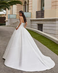 Envy NYC Envy NYC Elizabeth Satin Wedding Dress — main product shot