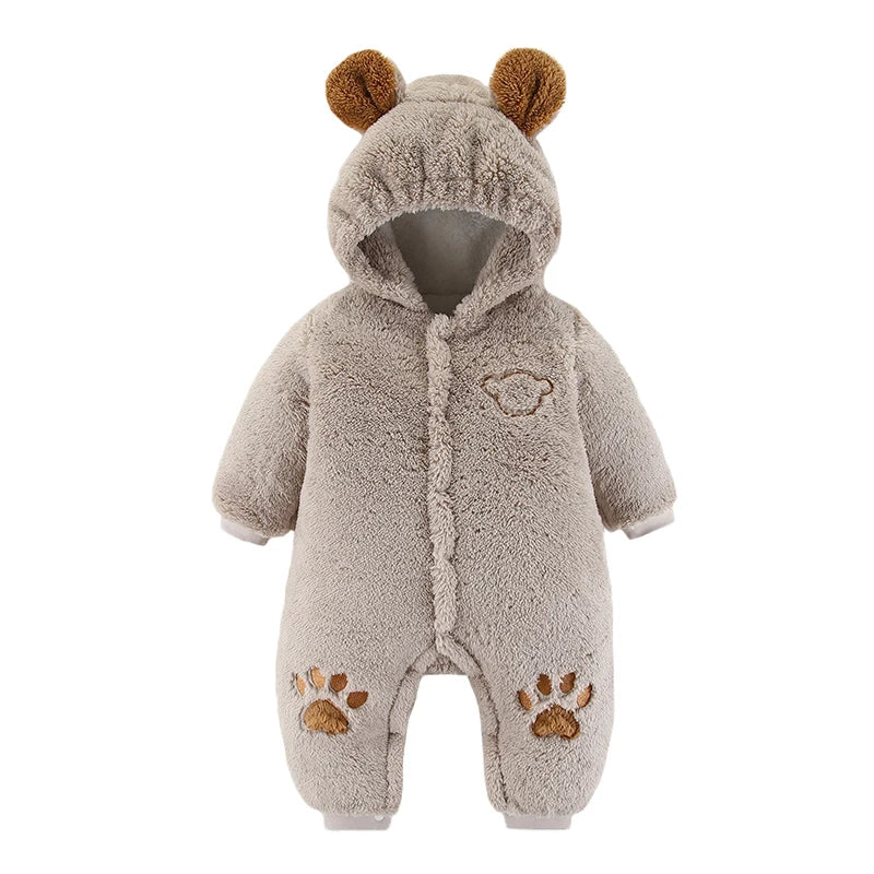 SORI STYLE Winter Hooded Baby Romper with Cute Ears — packaging