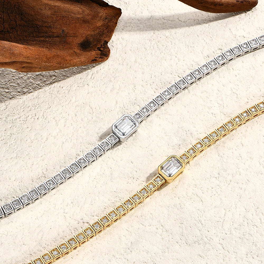 VVS1 D Moissanite Tennis Bracelet