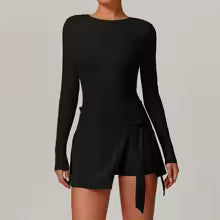 Cloud Hide Women's Tennis Skort Dress with Built-In Shorts