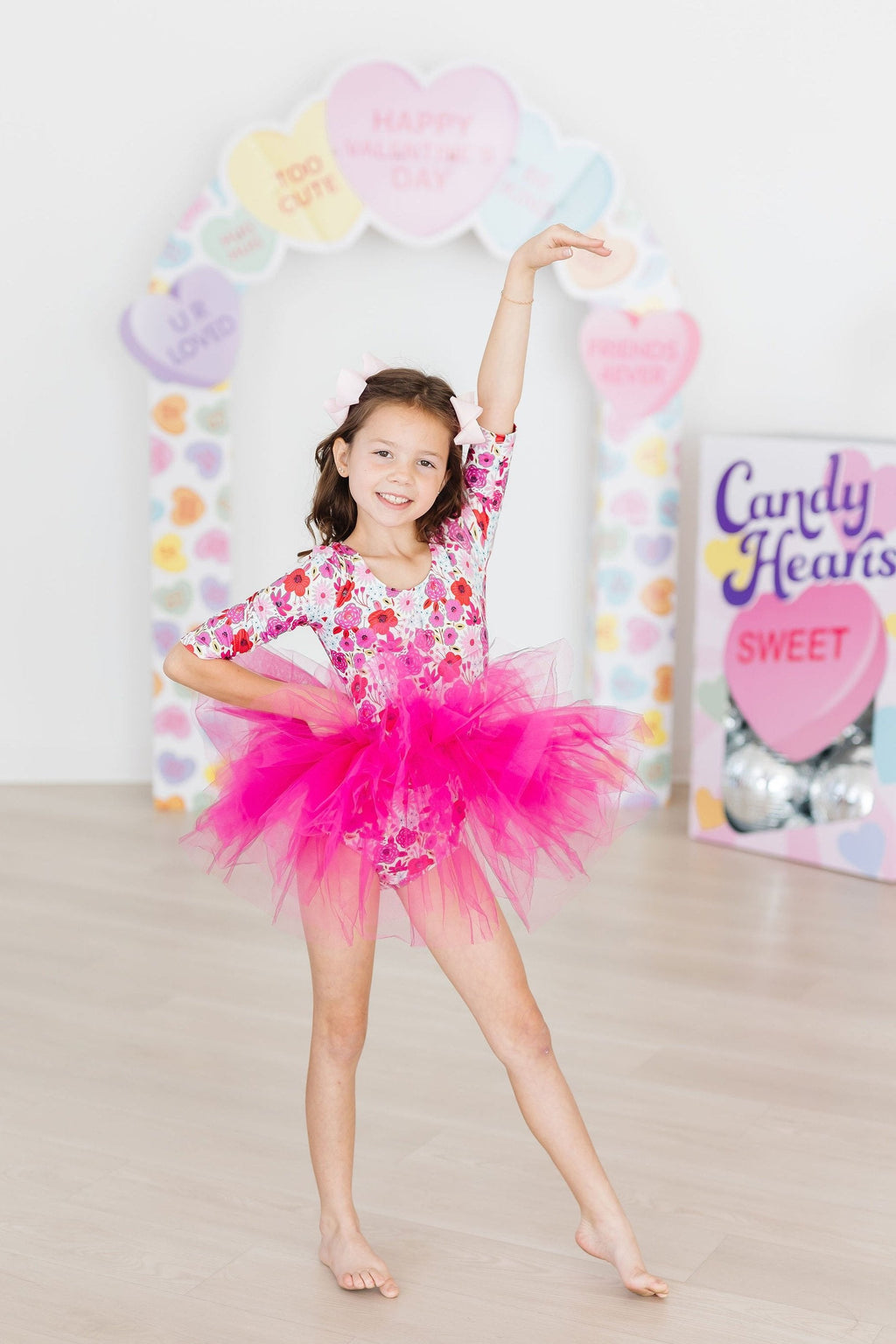 Mila & Rose ® SALE Secret Garden 3/4 Sleeve Tutu Leotard — lifestyle context