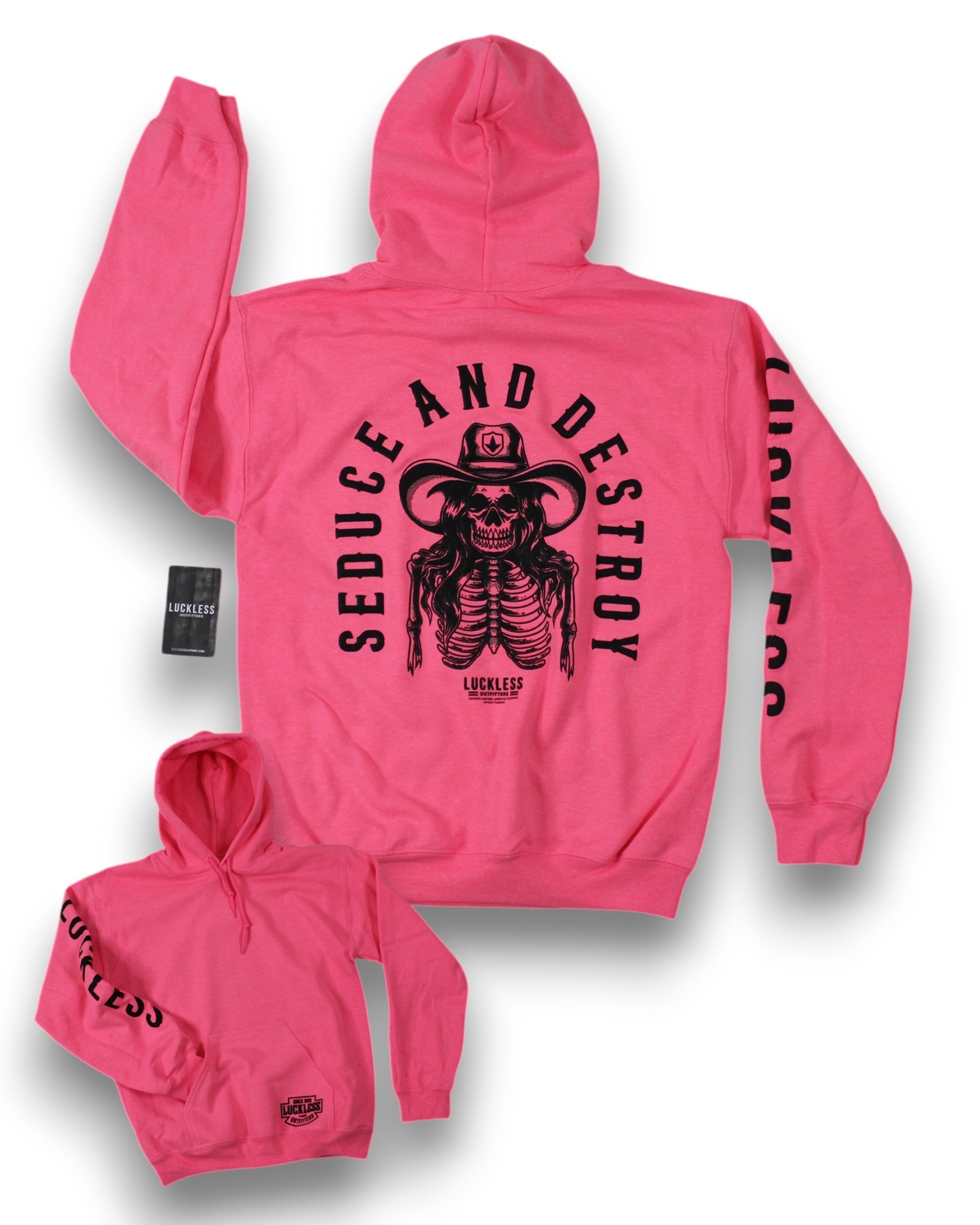 Luckless Outfitters Seduce & Destroy Hoodie — main product shot