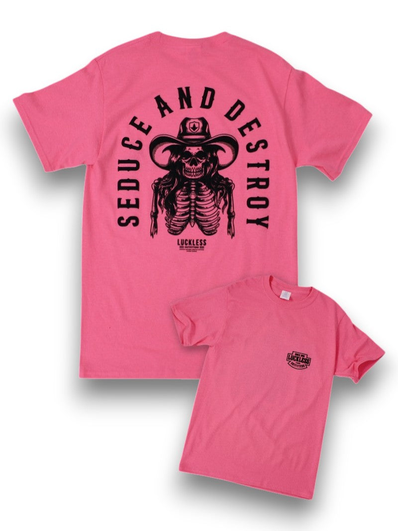 Luckless Outfitters Seduce and Destroy Tee — main product shot