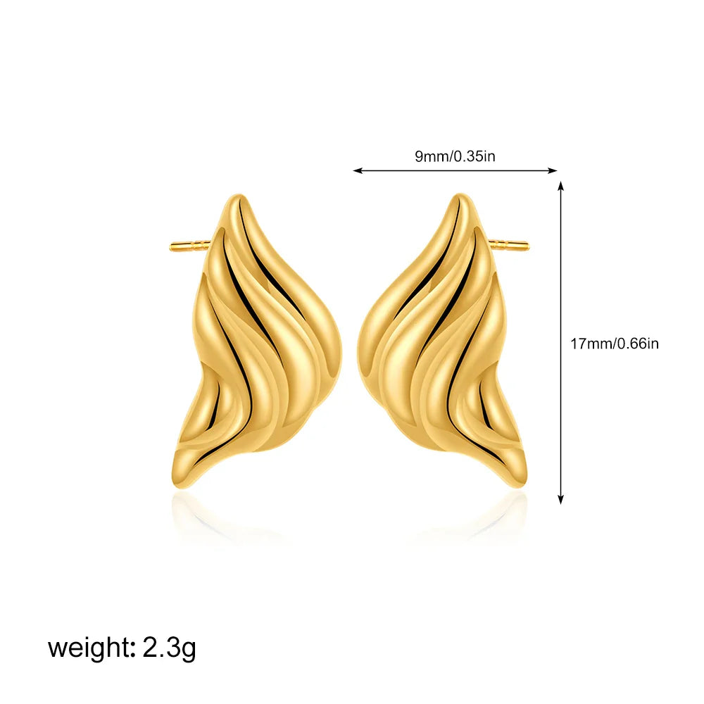 SORI STYLE Three-Layer Textured Knot Earrings for Women — feature highlight