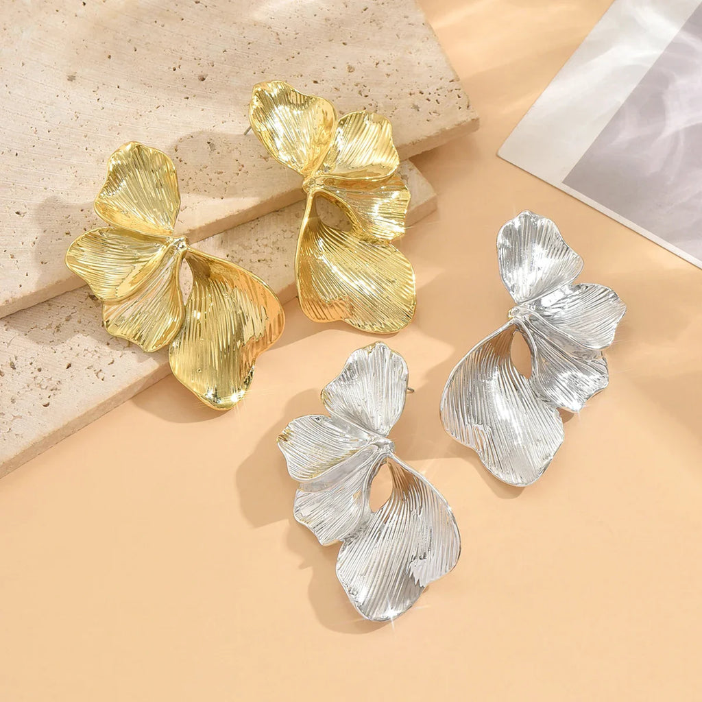 SORI STYLE Elegant Leaf Stud Earrings for Everyday Grace — lifestyle context