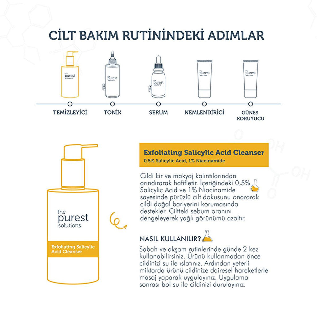 The Purest Solutions Gentle Cleansing Gel - Hyaluronic Acid Skincare for Dry & Sensitive Skin