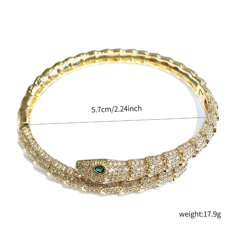 MyClosetAid Snake Bracelet (unisex) — back view