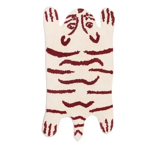 Perfecsy VIKAMA Cartoon Leopard Carpet For Cooling And Warmth, Home Decoration, Bedroom Plush Floor Mat, Living Room Rest Are