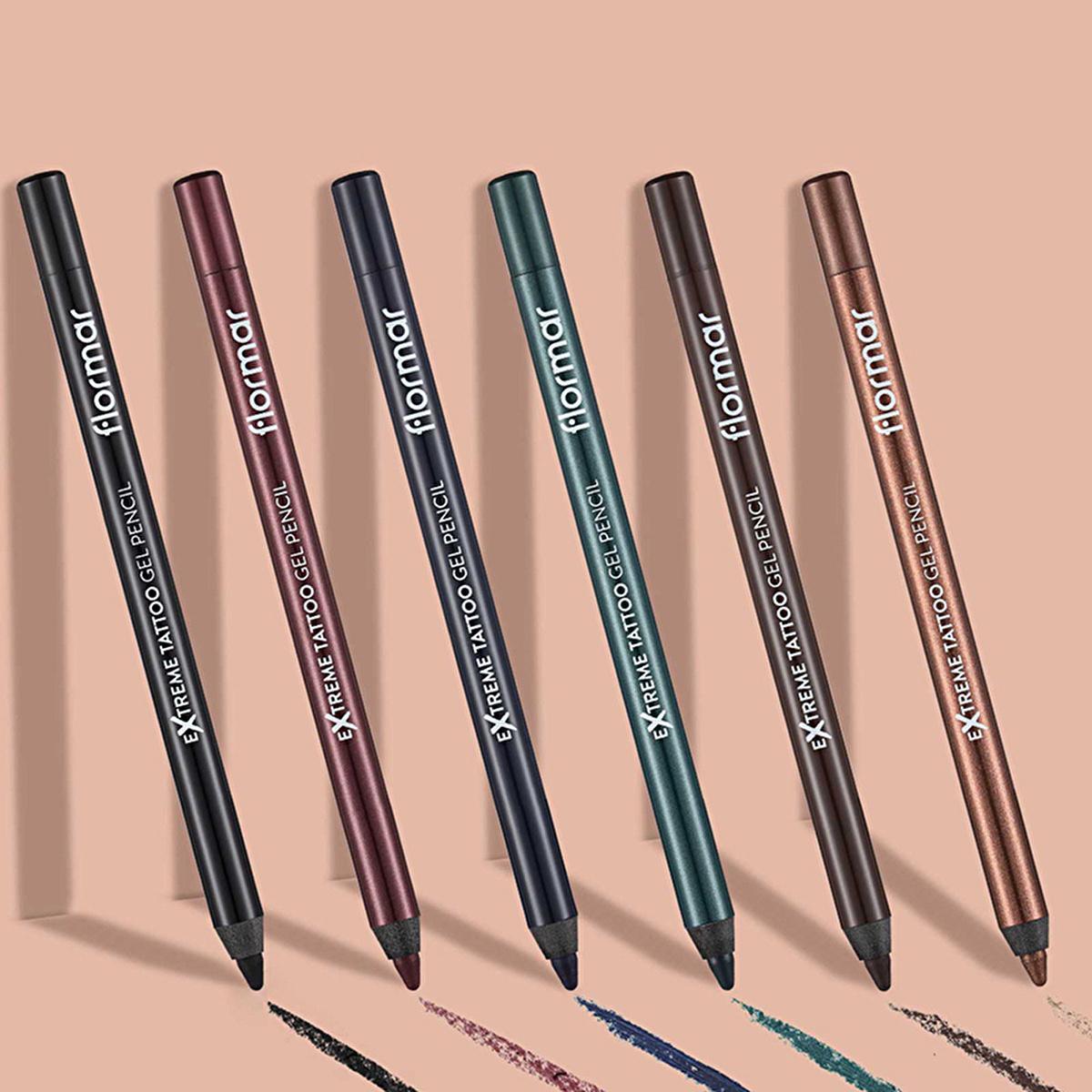 Flormar Extreme Tattoo Very Berry Gel Eyeliner Pencil: Waterproof, Smudge-Proof, & Long-Lasting Intense Purple Eye Definition