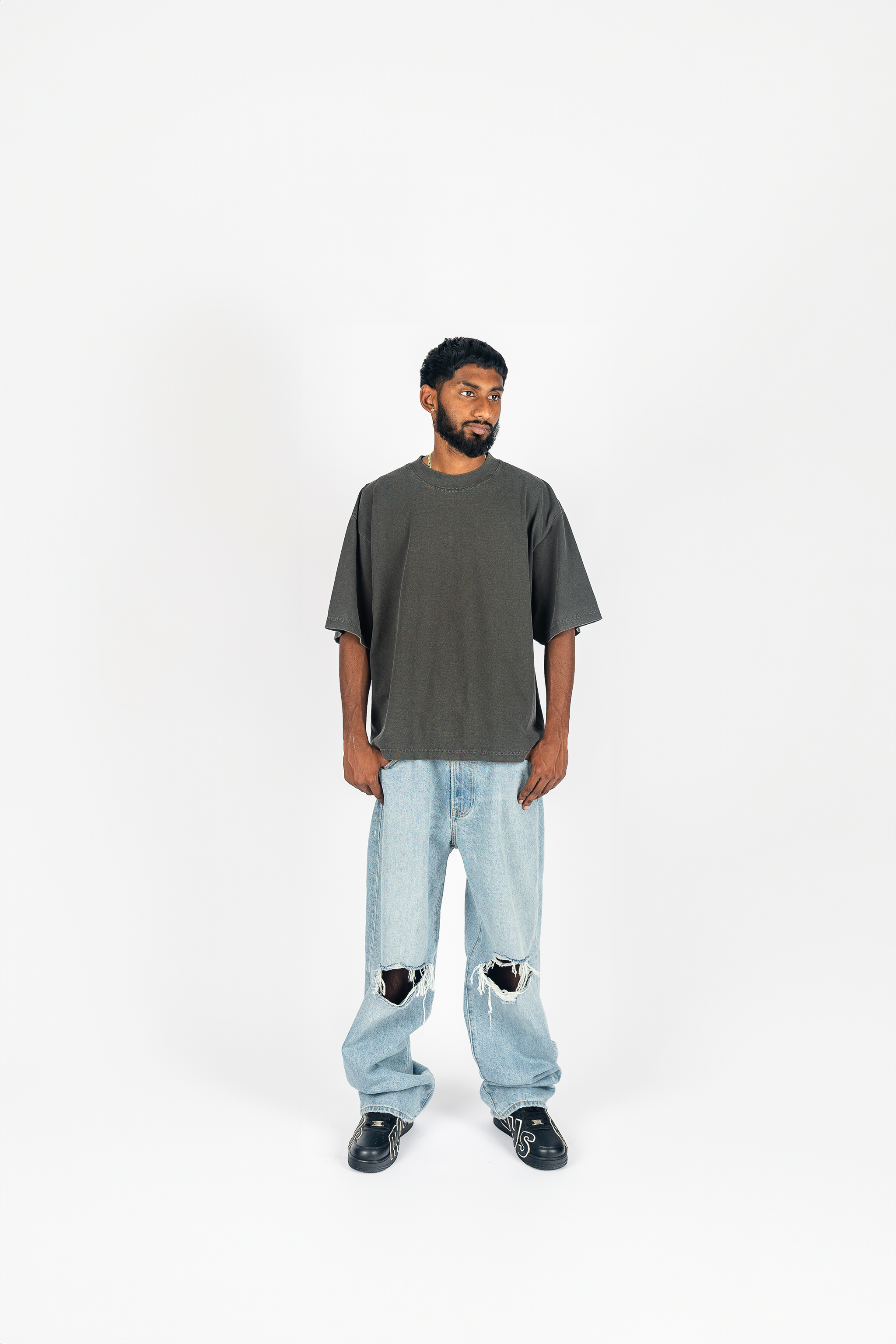 Superline Garment Dye Drop Shoulder Shirt — packaging