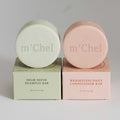 m'Chel Haircare High Shine Shampoo + Weightless Daily Conditioner Bars Bundle — main product shot