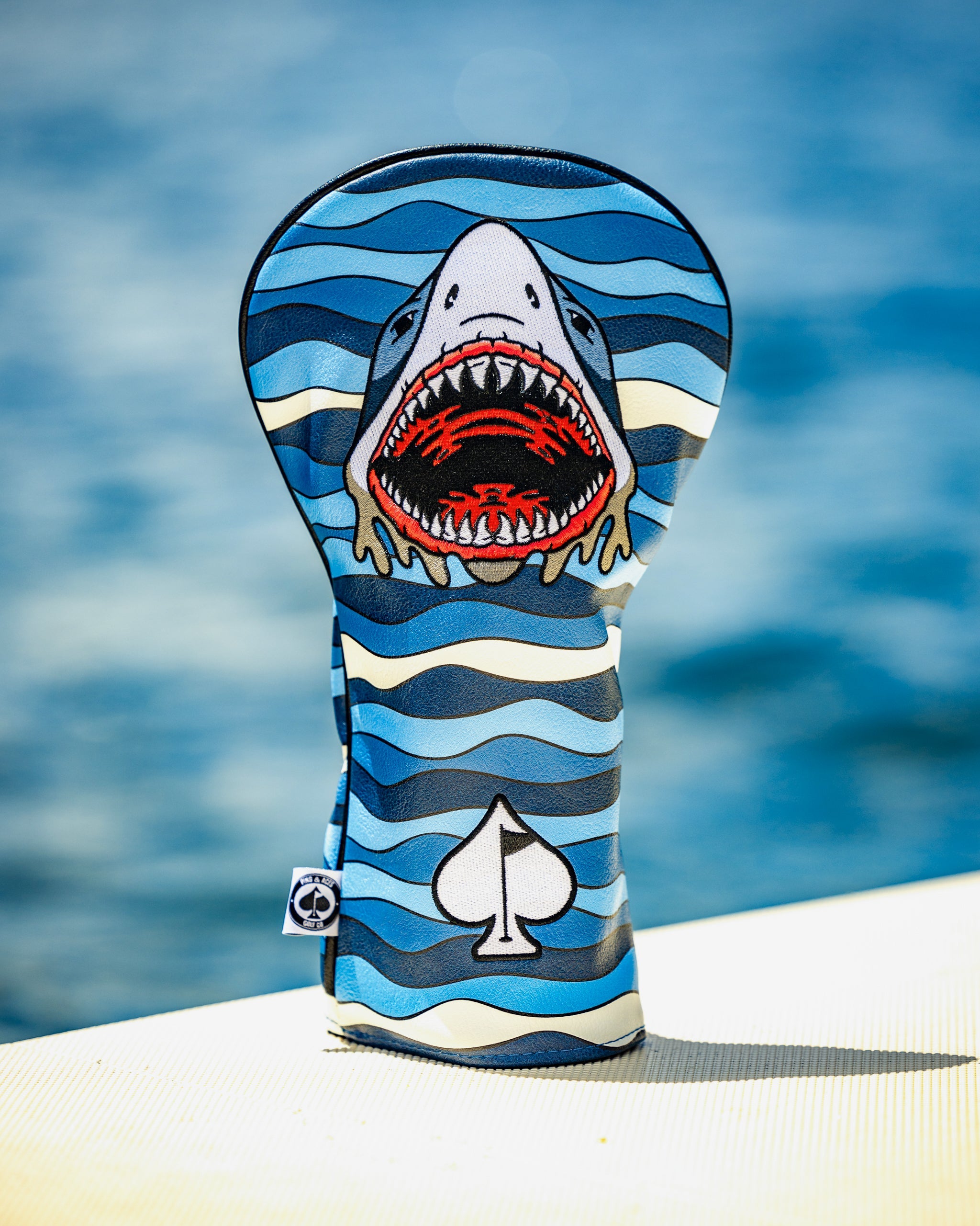 Shark Attack Driver Cover – Pins and Aces, view 11