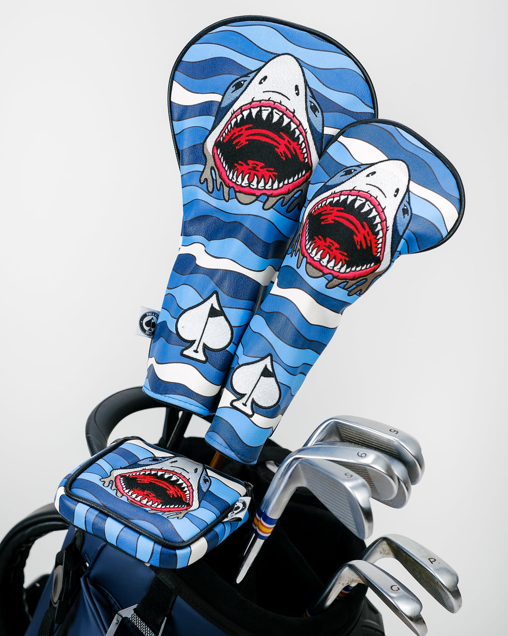 Shark Attack Driver Cover – Pins and Aces, view 10
