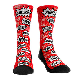 Rock 'Em Socks Sheesh! (Red)